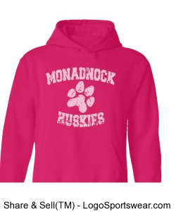 MRHS - adult pink sweatshirt Design Zoom